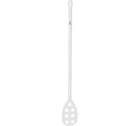 Vikan - Hygiène - Spatule de mélange - Avec lame perforée - Manche long - Ø31mm - 1200mm - Blanc