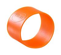 Vikan Lot de 5 bandes de caoutchouc à codage couleur Orange 1,5 po