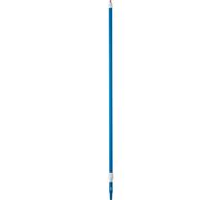 Vikan Manche télescopique en aluminium hygiénique avec alimentation en eau Bleu 1600-2780 mm Ø 32 mm