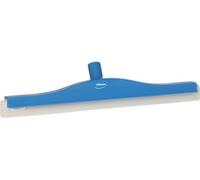 Vikan Brosse en caoutchouc mousse polypropylène Cadre fixe Tête pivotante cou Raclette, 7763, bleu, 1