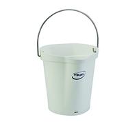 Vikan - Seau d'hygiène - Avec bec verseur - Graduations - Blanc - 12L