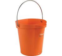 Vikan - Seau hygiénique - Avec bec verseur - Graduation - Orange - 6L