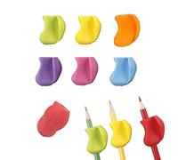 VIKASUN 7 Pièces Poignées de Crayon, Guide Doigts Crayon Enfant, Poignées de Stylo en Silicone pour Enfants, Ergonomique Aide écriture, Outil d'écriture de Correcteur de Stylo de Poignée (Multicolore)