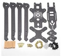 VIKEP 3K Full Carbon Fiber XL5 V2 23 2mm XL6 283mm 294mm XL7 XL8 360mm Vrai X 5 6 7 8 Pouces W /4 mm de Course Bras Kit FIT for FPV Cadre Freestyle (Color : XL5 232mm)