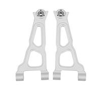 VIKEP Bras De Suspension Supérieure en Métal De 2 Pcs Losi Super Baja Rey 1/6 Camion Desert Rc Pièces De Mise À Niveau De Voiture (Color : Silver)