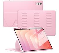 VIKESI Coque pour Samsung Galaxy Tab S11 Ultra 14,6 Pouces 2025 | Support magnétique à angles multiples, Dos antichoc, Porte-crayon intégré, Veille/réveil automatique, Rose poudré