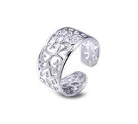 VIKI LYNN Bague Argent Femme Ajustable d'orteil Bague phalange Bijoux Fantaisie en Idée Cadeau Femme Fille ou Cadeau Anniversaire (Bague d'orteil argent)