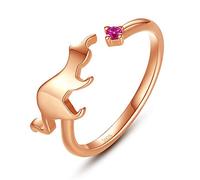 VIKI LYNN Bague Argent Femme Ajustable d'orteil de Chat Mignon Bague phalange Bague de Pied en Série Argent 925 Idée Cadeau Noël Femme Fille ou Cadeau d’Anniversaire