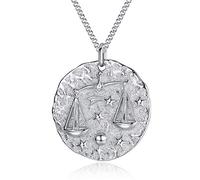 VIKI LYNN Collier Pendentif Argent de 12 Signes du Zodiaque Astrologique Balance en Argent Fin 925 Idée Cadeau Bijoux Fantaisie Série Douze Constellations pour Homme Femme Garçon Fille
