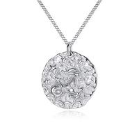 VIKI LYNN Collier Pendentif Argent de 12 Signes du Zodiaque Astrologique Idée Cadeau Bijoux Fantaisie Série Douze Constellations pour Homme Femme Garçon Fille (Capricorne: 22 décembre - 20 janvier)