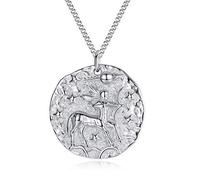 VIKI LYNN Collier Pendentif Argent de 12 Signes du Zodiaque Astrologique Sagittaire en Argent Fin 925 Idée Cadeau Bijoux Fantaisie Série Douze Constellations pour Homme Femme Garçon Fille
