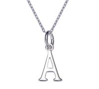 VIKI LYNN Collier Pendentif Lettre A d'alphabet DIY Les Noms avec Les Lettres en Argent Fin 925 pour Les Petites Filles