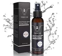 VIKICON Spray Thermo Protecteur pour Barbe Cheveux de Réparation et Protection des Cheveux Abimés par la Chaleur, Traitement pour Cheveux Secs, Anti Frisottis, UV, Antistatique 120 ml