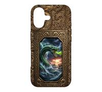 Viking Age Urnes Pattern Style - Jormungandr Midgard Serpent Coque pour iPhone 17