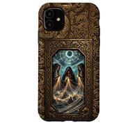 Viking Age Urnes Pattern Style - Norns - Fate Weaving Coque pour iPhone 11