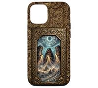 Viking Age Urnes Pattern Style - Norns - Fate Weaving Coque pour iPhone 12/12 Pro