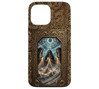 Viking Age Urnes Pattern Style - Norns - Fate Weaving Coque pour iPhone 13 Pro Max