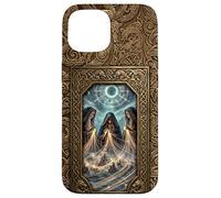 Viking Age Urnes Pattern Style - Norns - Fate Weaving Coque pour iPhone 15