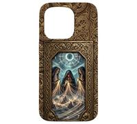 Viking Age Urnes Pattern Style - Norns - Fate Weaving Coque pour iPhone 15 Pro