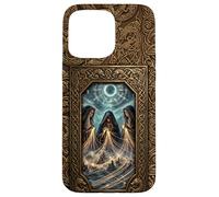 Viking Age Urnes Pattern Style - Norns - Fate Weaving Coque pour iPhone 15 Pro Max