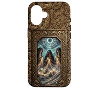 Viking Age Urnes Pattern Style - Norns - Fate Weaving Coque pour iPhone 16