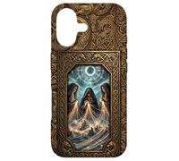 Viking Age Urnes Pattern Style - Norns - Fate Weaving Coque pour iPhone 17
