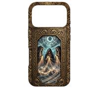Viking Age Urnes Pattern Style - Norns - Fate Weaving Coque pour iPhone 17 Pro