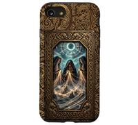 Viking Age Urnes Pattern Style - Norns - Fate Weaving Coque pour iPhone SE (2020) / 7/8