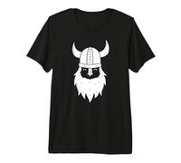 Viking Amusant avec Une Grande Barbe T-Shirt Haut de Gamme