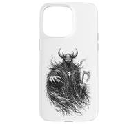 Viking avec Casque Hache Corbeau Valhalla mythologie Nordique Coque pour iPhone 15 Pro Max