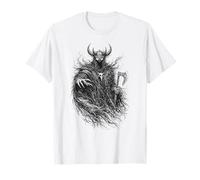 Viking avec Casque Hache Corbeau Valhalla mythologie Nordique T-Shirt