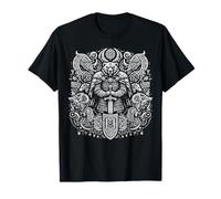 Viking Bear Warrior Odin Berserker Guerrier ours nordique T-Shirt