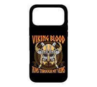 Viking Blood Runs Through My Veins Norse Nordic Mythology Coque pour iPhone 17 Pro Max