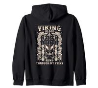 Viking Blood Runs Through my Veins - Vegvisir - Ravens Sweat à Capuche