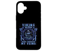 Viking Blood Runs Through My Veins Viking Ship - CV 2 Coque pour iPhone 16 Plus