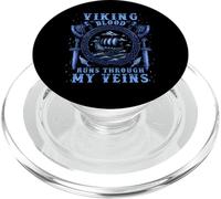 Viking Blood Runs Through My Veins Viking Ship - CV 2 PopSockets PopGrip pour MagSafe