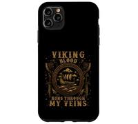 Viking Blood Runs Through My Veins Viking Ship - Sparks Coque pour iPhone 11 Pro Max
