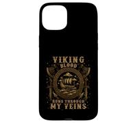 Viking Blood Runs Through My Veins Viking Ship - Sparks Coque pour iPhone 15 Plus