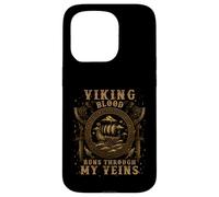 Viking Blood Runs Through My Veins Viking Ship - Sparks Coque pour iPhone 15 Pro