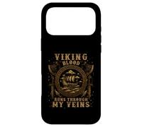 Viking Blood Runs Through My Veins Viking Ship - Sparks Coque pour iPhone 17 Pro Max