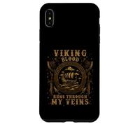 Viking Blood Runs Through My Veins Viking Ship - Sparks Coque pour iPhone XS Max