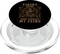 Viking Blood Runs Through My Veins Viking Ship - Sparks PopSockets PopGrip pour MagSafe