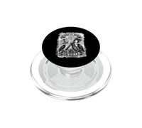 Viking Blood Runs - Viking Ship - Vintage Engraving Style PopSockets PopGrip pour MagSafe
