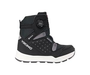 Viking Bottes de neige Espo Reflex Warm GTX Boa - Unisexe - Pour enfant, Noir, 41 EU Large