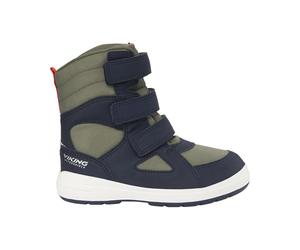 Viking Bottes Equestrian Fun Warm Wp 3 V pour fille, Vert olive marine, 24 EU