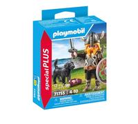 Playmobil Special Plus 71755 - Viking Avec Chien, Bouclier Et Armes