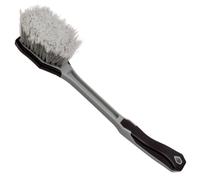 VIKING Brosse de lavage de voiture, brosse de roue et garde-boue, nettoyeur de pneus à long manche pour détails de voiture, 41,9 cm, gris/noir