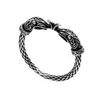 Viking Celtic Raven Ring - Bague Pour Homme en Acier Inoxydable À Double Tête de Corbeau - Mythologie Nordique Vintage Huginn Et Muninn Pagan Animal Amulet Ring Bijoux de Déclaration