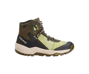 viking Cerra Rolling Mid GTX, Chaussures de Marche Mixte, Olive/Khaki, 36 EU