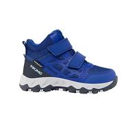 Viking Chaussures de Marche Track Mid WP 2V Unisexes pour Enfant, Bleu Marine, 30 EU